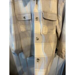 Shacket Combination Old Navy | Jackets & Coats | Grey And Cream Old Navy Shacket With ...